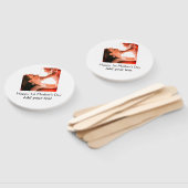 Gelukkige 1e Moederdag beste moeder ooit foto naam Handwaaier (Niet-gemonteerd)