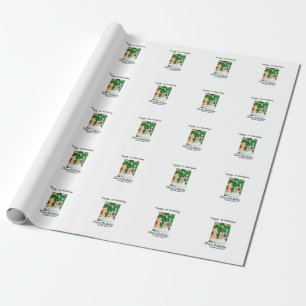 Gelukkige 1e verjaardag foto eenvoudige elegante c cadeaupapier