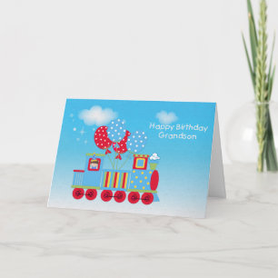 Gelukkige 1e Verjaardagstrein Kaart