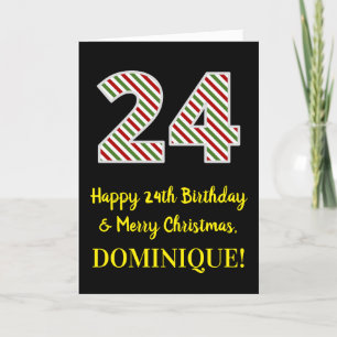 Gelukkige 24e Verjaardag & Vrolijk Kerstmis, Douan Kaart