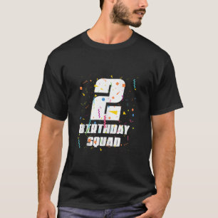 Gelukkige 2e Verjaardag Squad Gelukkige 2 Jaar Oud T-shirt