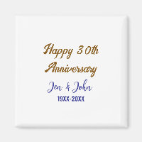 Gelukkige 30ste huwelijksverjaardag koninklijke bl