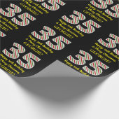 Gelukkige 35e verjaardag & Prettig kerstfeest, Aan Cadeaupapier (Hoek)