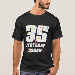 Gelukkige 35e Verjaardagsselectie Gelukkige 35 Jaa T-shirt