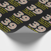 Gelukkige 39e Verjaardag & Vrolijke Kerstmis, Doua Cadeaupapier (Hoek)