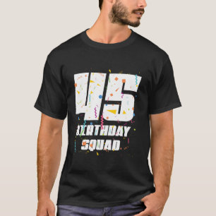 Gelukkige 45e Verjaardagsselectie Gelukkige 45 Jaa T-shirt