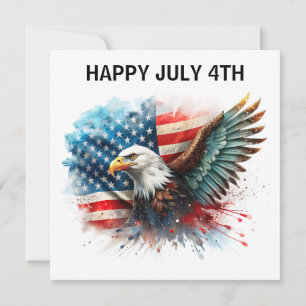 Gelukkige 4 juli Adelaar Kaart