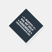 Gelukkige 4 juli Amerika Servet (Hoek)