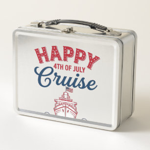 Gelukkige 4 juli Cruise Patriottisch Schip Ontwerp