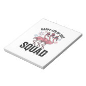 Gelukkige 4 juli Flamingo Squad Vector Design_1 Notitieblok (Gedraaid)