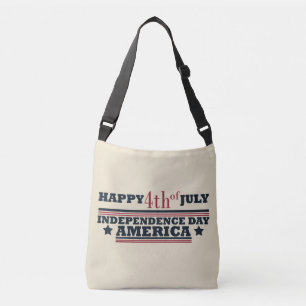 Gelukkige 4 juli Onafhankelijkheidsdag Amerika Crossbody Tas