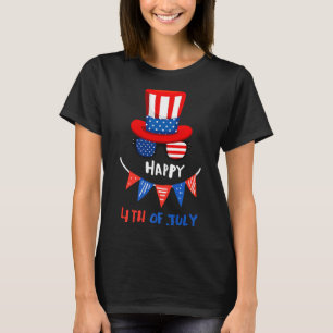 Gelukkige 4 juli Onafhankelijkheidsdag VS 4 juli T-shirt