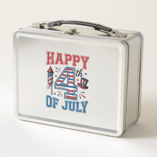 Gelukkige 4 juli Patriottisch Vintage Vector Desig