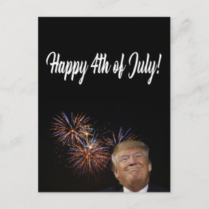 Gelukkige 4 juli van Donald Trump Briefkaart