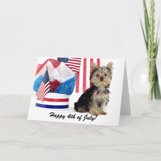 Gelukkige 4 van Juli! Kaart (Voorkant)