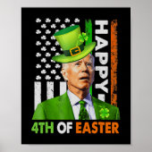 Gelukkige 4e van Pasen plezier Joe St Patricks Dag Poster (Voorkant)