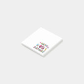 Gelukkige 4e verjaardag. 4 jaar verjaardag. post-it® notes (Schuin)