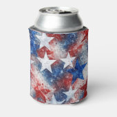 Gelukkige 4th van Juli Onafhankelijkheidsdag Ameri Blikjeskoeler (Blikje Achterkant)