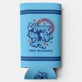 Gelukkige 4th van juli Patriottische Retro Typogra (Achterkant)