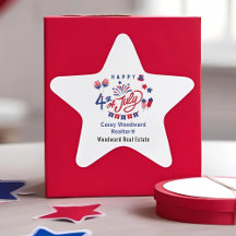 Gelukkige 4th van Juli Vastgoed Marketing Patrioti
