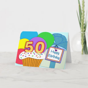 Gelukkige 50ste verjaardag Kaart