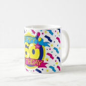 gelukkige 60e verjaardag koffiemok (Voorkant rechts)