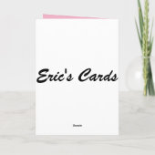 Gelukkige 60e verjaardag mama Kaart (Achterkant)