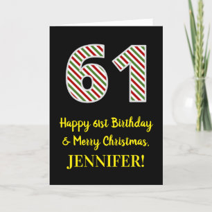 Gelukkige 61ste Verjaardag & Vrolijke Kerstmis, Do Kaart