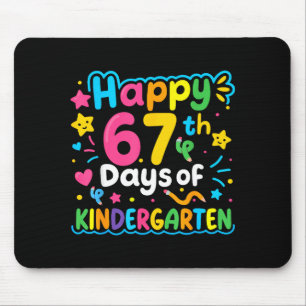 Gelukkige 67e dag van de kleuterschool meme 67 kin muismat