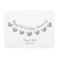 Gelukkige 70e bruiloft Jubileum Platinum Mum & Pap