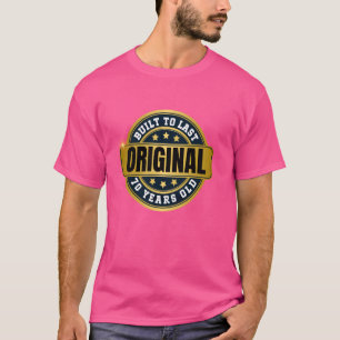 Gelukkige 70e verjaardag, 70 jaar oud, dag om te o t-shirt
