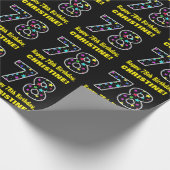 Gelukkige 78e verjaardag, Leuk Kleurrijk Sterren P Cadeaupapier (Hoek)