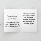 Gelukkige 86ste verjaardag Grootmoeder Oma Kaart (Binnen)