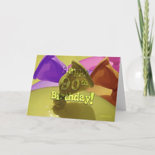 Gelukkige 90e verjaardag! kaart (Voorkant)