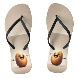 Gelukkige aardappel Custom Bruiloft Kleuren Bruid Teenslippers