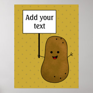 Gelukkige Aardappel Poster