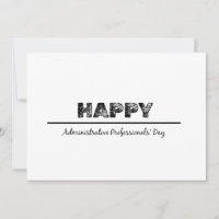 Gelukkige administratieve professionals dag