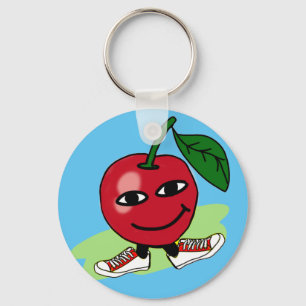gelukkige appel sleutelhanger