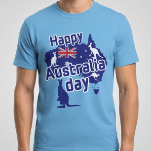 Gelukkige Australië Dag T-shirt