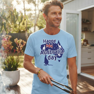 Gelukkige Australië Dag T-shirt