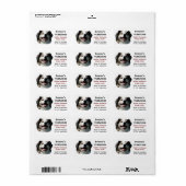 Gelukkige Australische Herder aangepaste Hond Trea Etiket (Full Sheet)