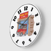 Gelukkige Auto Auto Wash Klok (Hoek)