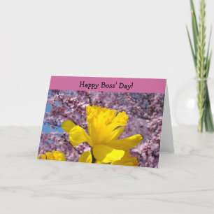 Gelukkige Baasdag! kaarten Bazen Bedankt Narcissen
