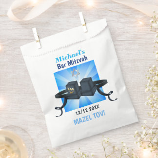 Gelukkige Bar Mitswa 20XX Tefillin Mazel Tov! Bedankzakje