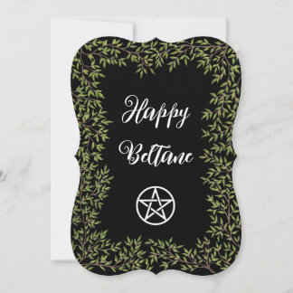 Gelukkige Beltane Pentakel Uitnodiging