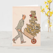 Gelukkige bibliofiel 1930 kaart (Gele Bloem)