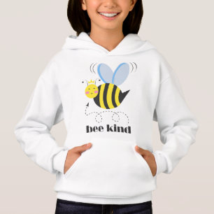 Gelukkige bijenprinses met kroon en slogan Bee Kin