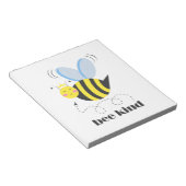 Gelukkige bijenprinses met kroon en slogan Bee Kin Notitieblok (Schuin)