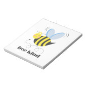 Gelukkige bijenprinses met kroon en slogan Bee Kin Notitieblok (Gedraaid)