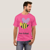 Gelukkige bijenprinses met kroon en slogan Bee Kin T-shirt (Voorkant volledig)